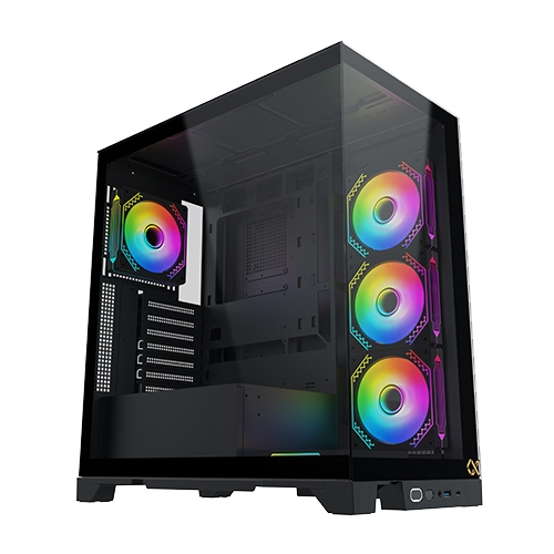 XIGMATEK ENDORPHIN ULTRA ARGB Tempered Glass with 5xARGB Fans Case
