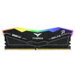 Team T-Force Delta Black RGB 16GB 6000MHz CL38 DDR5 with Intel XMP 3.0 and AMD Expo Support Desktop Memory Module Ram