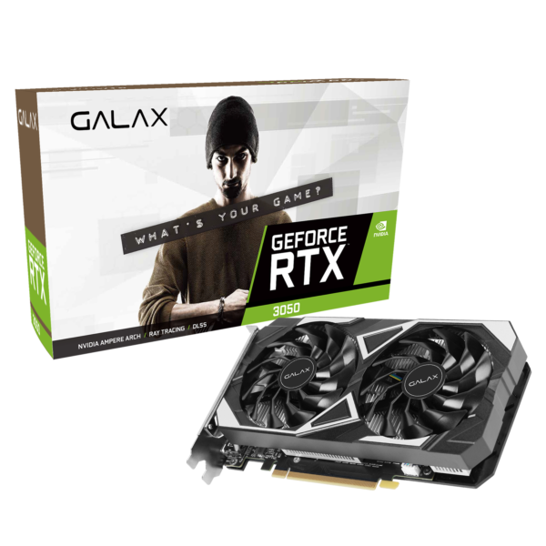 GALAX GeForce RTX™ 3050 EX (1-Click OC Feature) 6GB GDDR6 128-bit DP*3/HDMI/