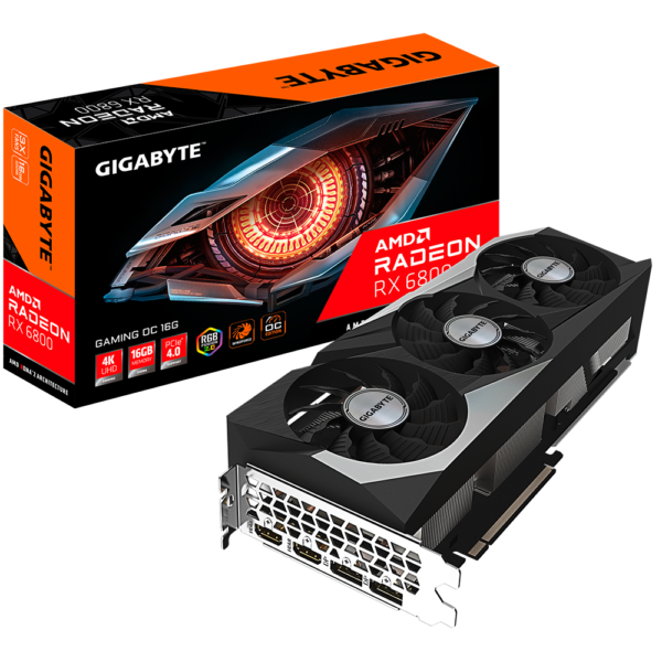 GIGABYTE AMD Radeon RX 6800 GAMING OC 16G Graphics Card, 16GB GDDR6