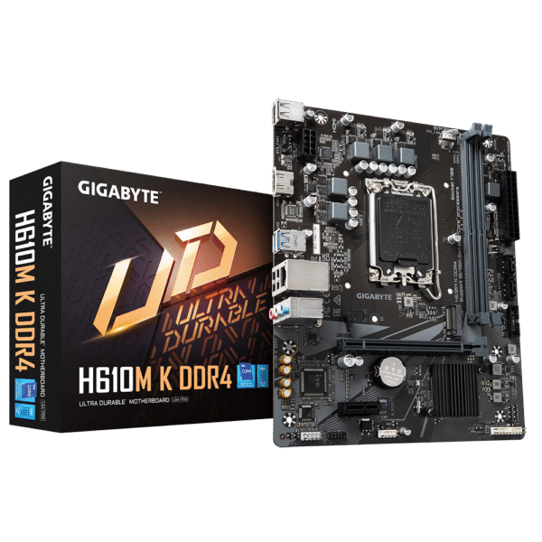 GIGABYTE H610M K DDR4 LGA 1700 M-ATX Motherboard