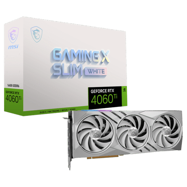 MSI GeForce RTX 4060 Ti GAMING X SLIM WHITE 16G