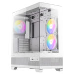 Antec CX700 3FAN ARGB Mid Tower Case White + CSK 850W Pro 80 Plus Bronze ATX 3.1 – PCIE 5.1 - Image 2