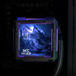 THERMALRIGHT Frozen Warframe PRO 360 BLACK With 2.73" LCD Display Screen ARGB AIO CPU Liquid Cooler - Image 5