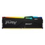 Kingston Fury Beast DDR5 RGB 16GB 5600MT/s DDR5 CL40 DIMM Desktop Gaming Memory Single Module - KF556C40BBA-16
