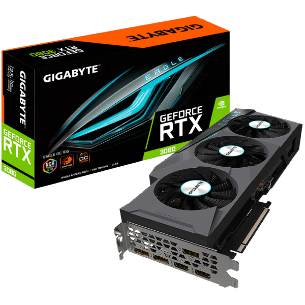 GIGABYTE GeForce RTX 3080 EAGLE OC 10G GDDR6X Nvidia Graphics Card