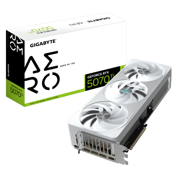 Gigabyte GeForce RTX™ 5070 TI AERO OC 16G GDDR7 NVIDIA Graphics Card