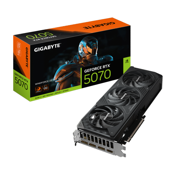 Gigabyte GeForce RTX 5070 WINDFORCE OC SFF 12G GDDR7 NVIDIA Graphics Card