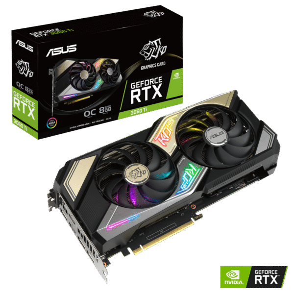ASUS KO GeForce RTX 3060 Ti V2 OC Edition 8GB GDDR6 NVIDIA GRAPHICS CARD