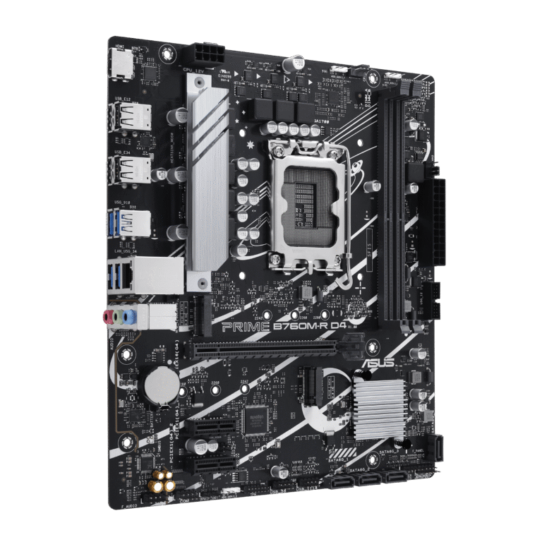 ASUS PRIME B760M-R D4 LGA 1700 INTEL Motherboard - Image 3