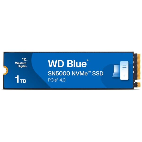 Western Digital 1TB WD Blue SN5000 NVMe PCIe Gen4 x4 SSD M.2 2280 up to 5150MB/s