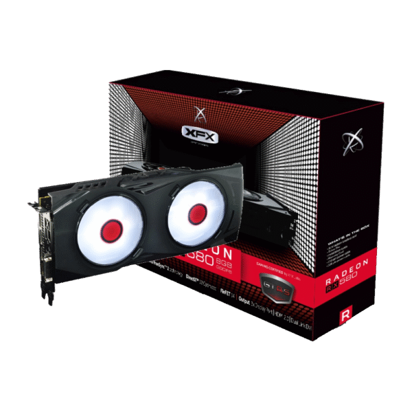 XFX AMD Radeon RX 580 GTR XXX Edition 8GB White 8G GDDR5 White LED
