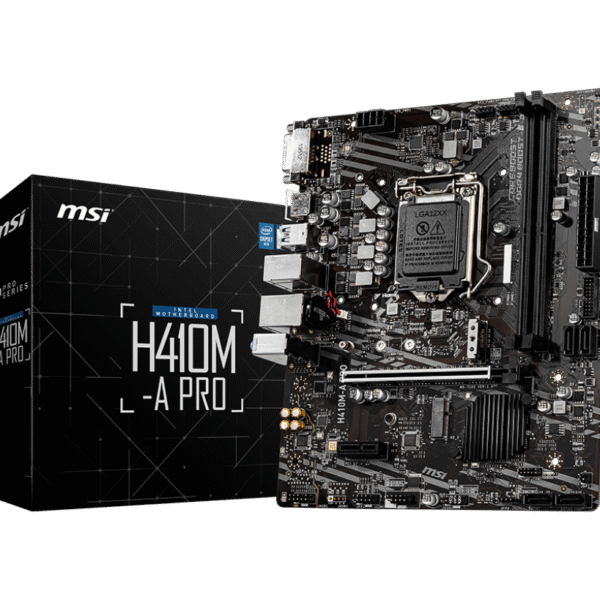 MSI H410M-A PRO DDR4 LGA1200 Intel Motherboard