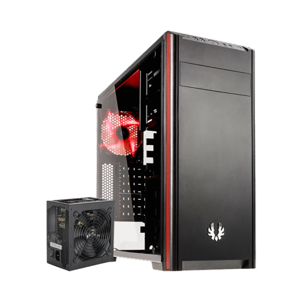 Bitfenix Nova TG Full Transparent Mid Tower Case + Great Wall 500W Power Supply