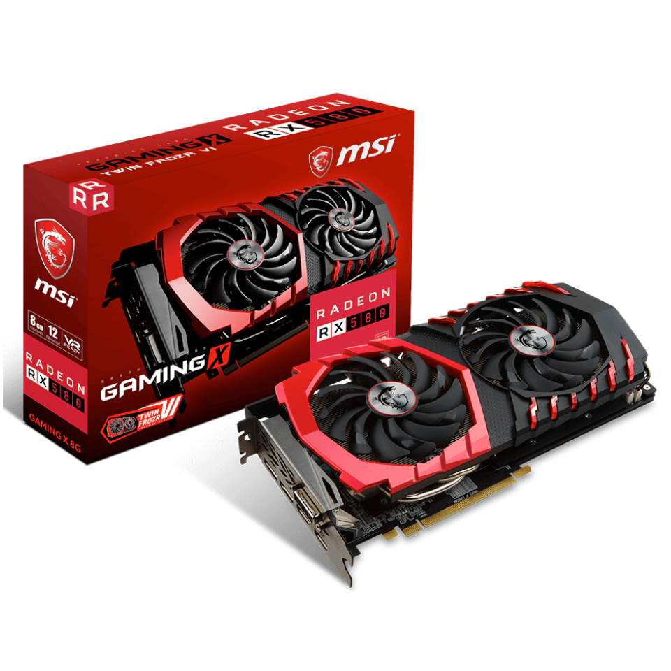 rx580gamingx MSI RX 580 GAMING X 8G GDDR5 - Image 1