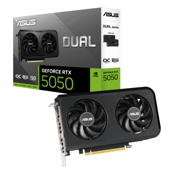 ASUS Dual GeForce RTX 5050 8GB GDDR7 OC Edition Nvidia Graphics Card