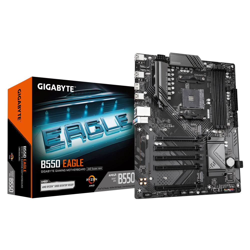 B550 EAGLE-01 GIGABYTE B550 EAGLE AMD AM4 Motherboard - Image 1