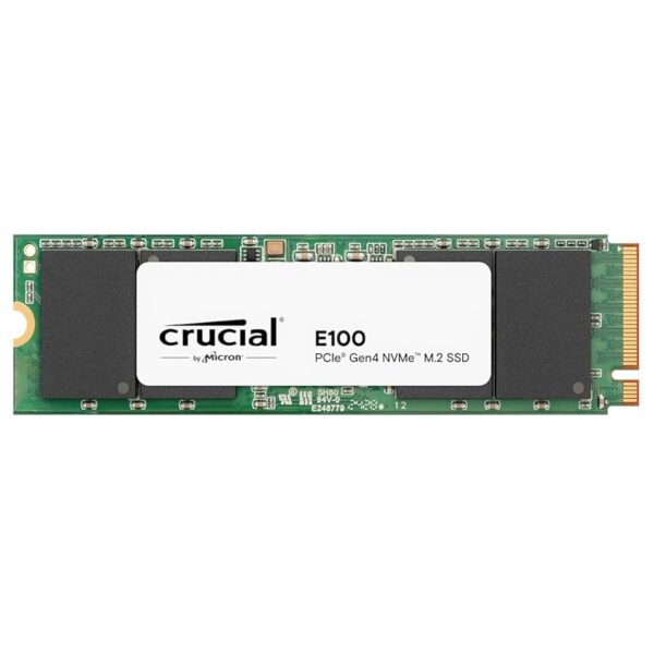 Crucial E100 1TB M.2 NVMe SSD PCIe Gen4 up to 5,000MB/s - CT1000E100SSD8