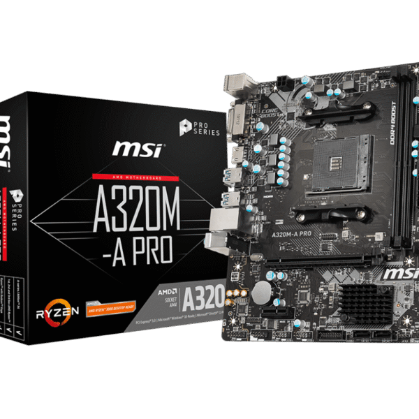 MSI A320M PRO-A AMD AM4 Motherboard