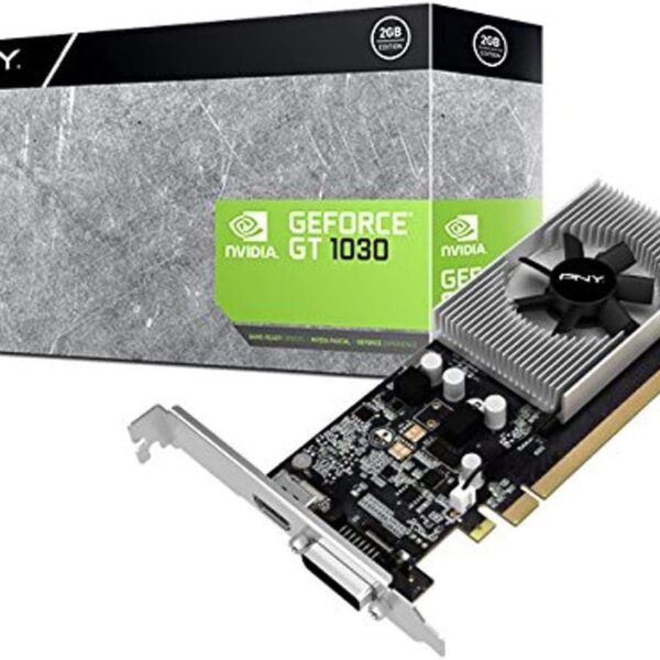 PNY GeForce GT 1030 2GB GDDR5 LP Compatible with DX12 and NVIDIA ShadowPlay Nvidia Graphics Card