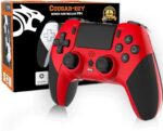 COUGAREGY T29 Vibration Wired Controller Dualshock for PC/PS4/PS5 - Red - Image 5