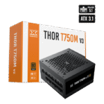 XIGMATEK CUBI II Type C ARGB 7xARGB Fans Gaming Case + XIGMATEK THOR T850M V3 750W 80+ Bronze ATX 3.1 PCIE 5.1 Full Modular Power Supply - Image 2