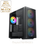 XIGMATEK OSIRIS 140MM ARGB BTF Super Tower + PRIME 1000W 80+ GOLD PCIE 5.0 Full Modular - Image 2