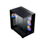 XIGMATEK AQUA V Type C AIR ARGB 7xARGB Fans Gaming Case + XIGMATEK THOR T850M V3 750W 80+ Bronze ATX 3.1 PCIE 5.1 Full Modular Power Supply - Image 3