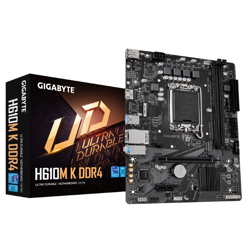 GIGABYTE H610M K DDR4 LGA 1700 M-ATX Motherboard (Rev 2.0)