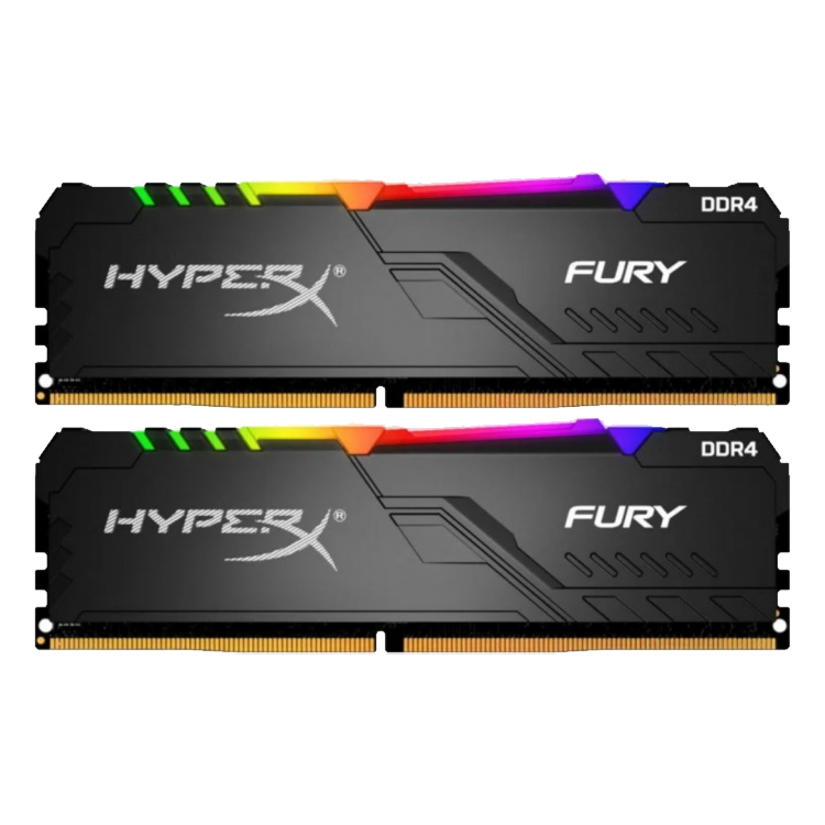 Kingston FURY HYPERX RGB 16GB 2X8G 3200MHz C16 DDR4  Desktop RAM Memory
