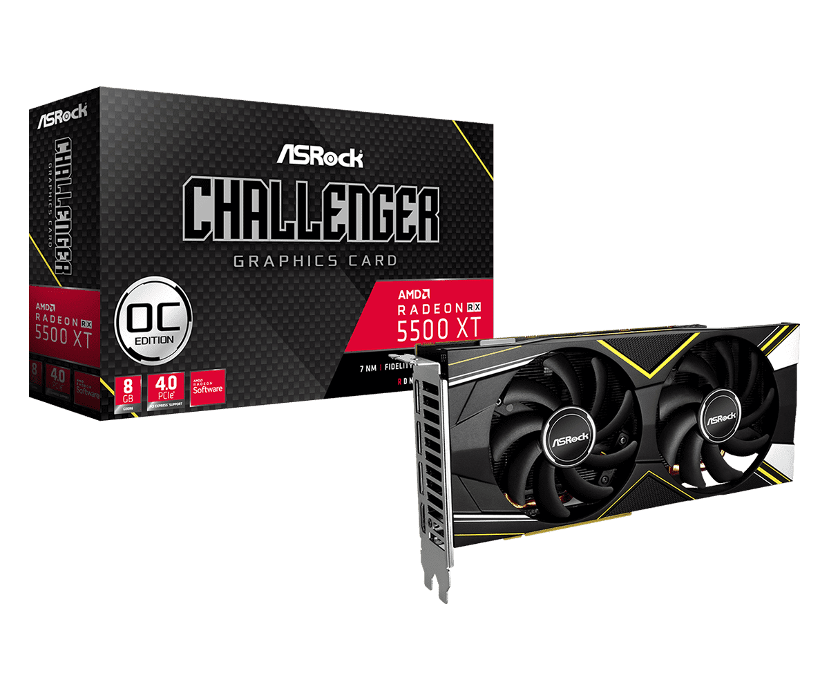 Radeon RX 5500 XT Challenger D 8G OC(L1)