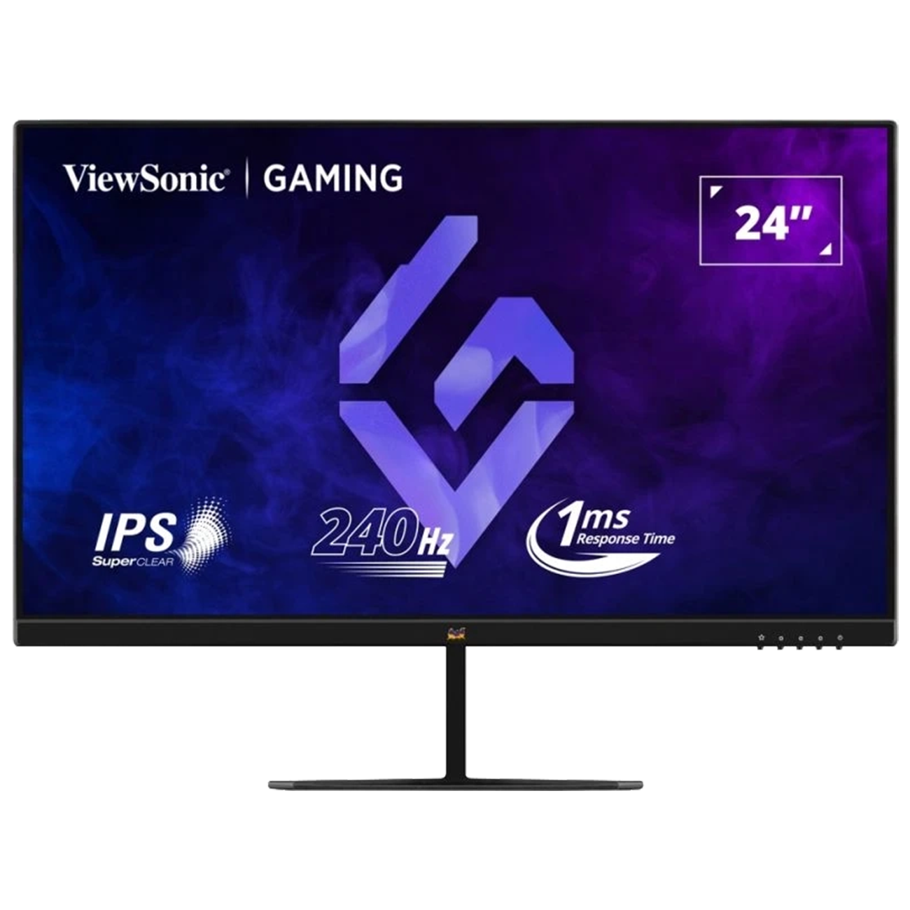 ViewSonic VX2479A-HD-PRO Gaming Monitor – 24 Inch 240Hz, SuperClear IPS, 1ms MPRT, AMD FreeSync, HDR10, HDMI & DisplayPort for Immersive Gaming