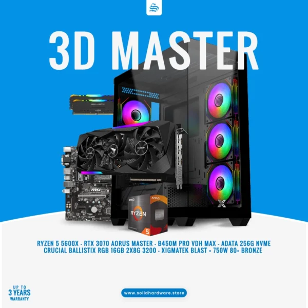 3D MASTER | RYZEBN 5 5600X + RTX 3070