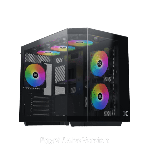 Xigmatek CUBI M 3XARGB Fan MID-TOWER GAMING CASE + X-Power 600W 80+ White POWER SUPPLY