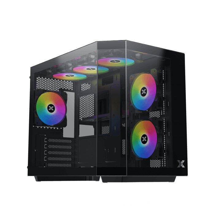 Xigmatek CUBI M 3XARGB Fan MID-TOWER GAMING CASE + X-Power 600W 80+ White POWER SUPPLY