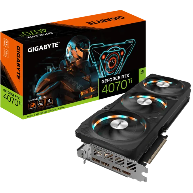 GIGABYTE GeForce 4070 Ti GAMING OC 12GB 16GB 3X NVIDIA Graphics Card