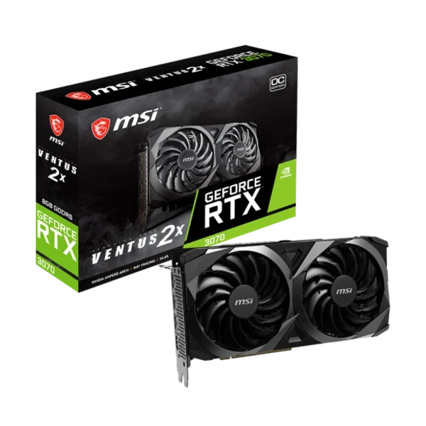 MSI GeForce RTX 3070 Ventus 2X OC 8GB GDDR6 NVIDIA Graphics Card