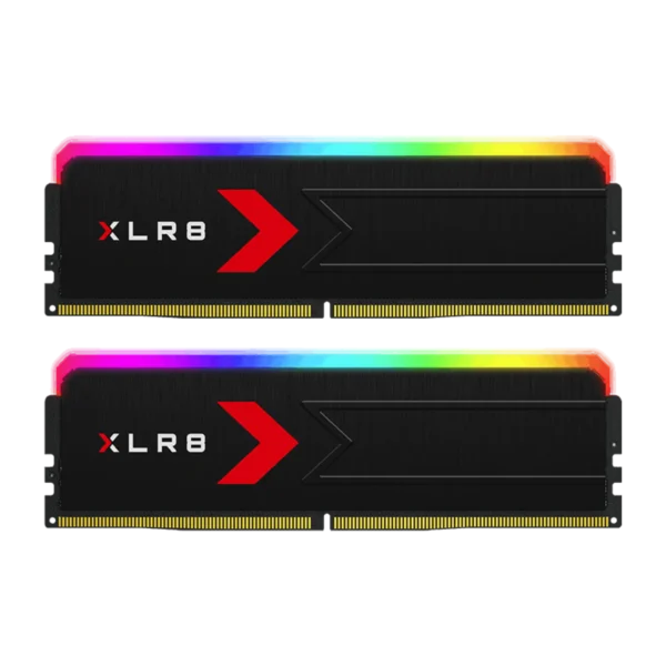 PNY XLR8 Gaming RGB 32GB (2x16GB) DDR5 DRAM 6000MT/s CL36 Intel XMP 3.0 & AMD EXPO, Desktop Gaming Memory