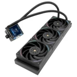 THERMALRIGHT Elite Vision 360 BLACK ARGB With 2.73" LCD Display Screen ARGB AIO CPU Liquid Cooler - Image 3