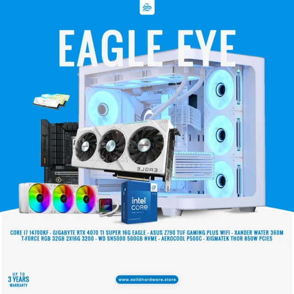 EAGLE EYE | CORE I7 14700KF + RTX4070 TI SUPER 16G