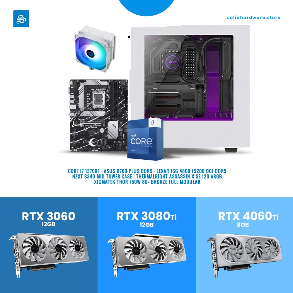 MAKE CHOICE | DDR5 Build | CORE I7 13700F + NVIDIA RTX
