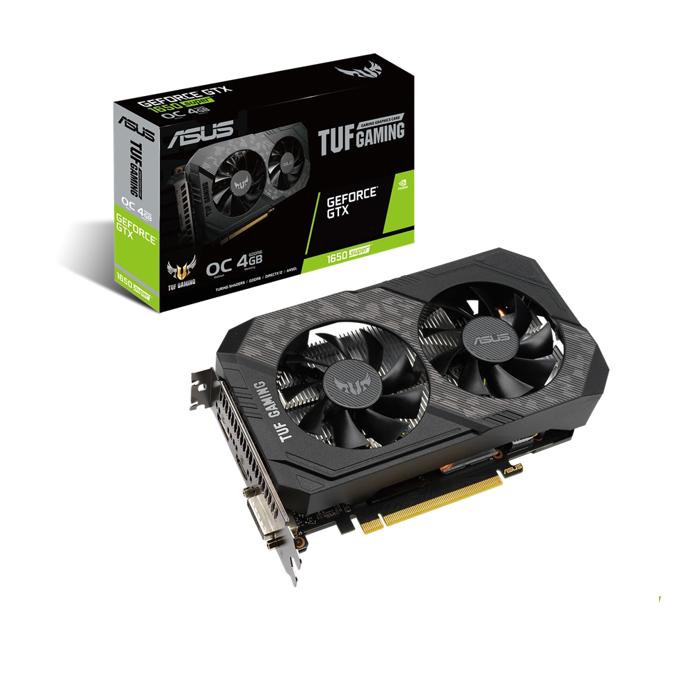 ASUS TUF Gaming GeForce GTX 1650 SUPER OC Edition 4GB GDDR6 NVIDIA Graphics Card