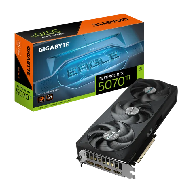 Gigabyte GeForce RTX 5070 TI EAGLE OC SFF 16G GDDR7 NVIDIA Graphics Card