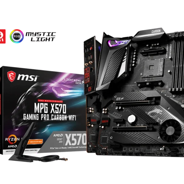 MSI MPG X570 GAMING PRO CARBON WIFI AMD AM4 Motherboard