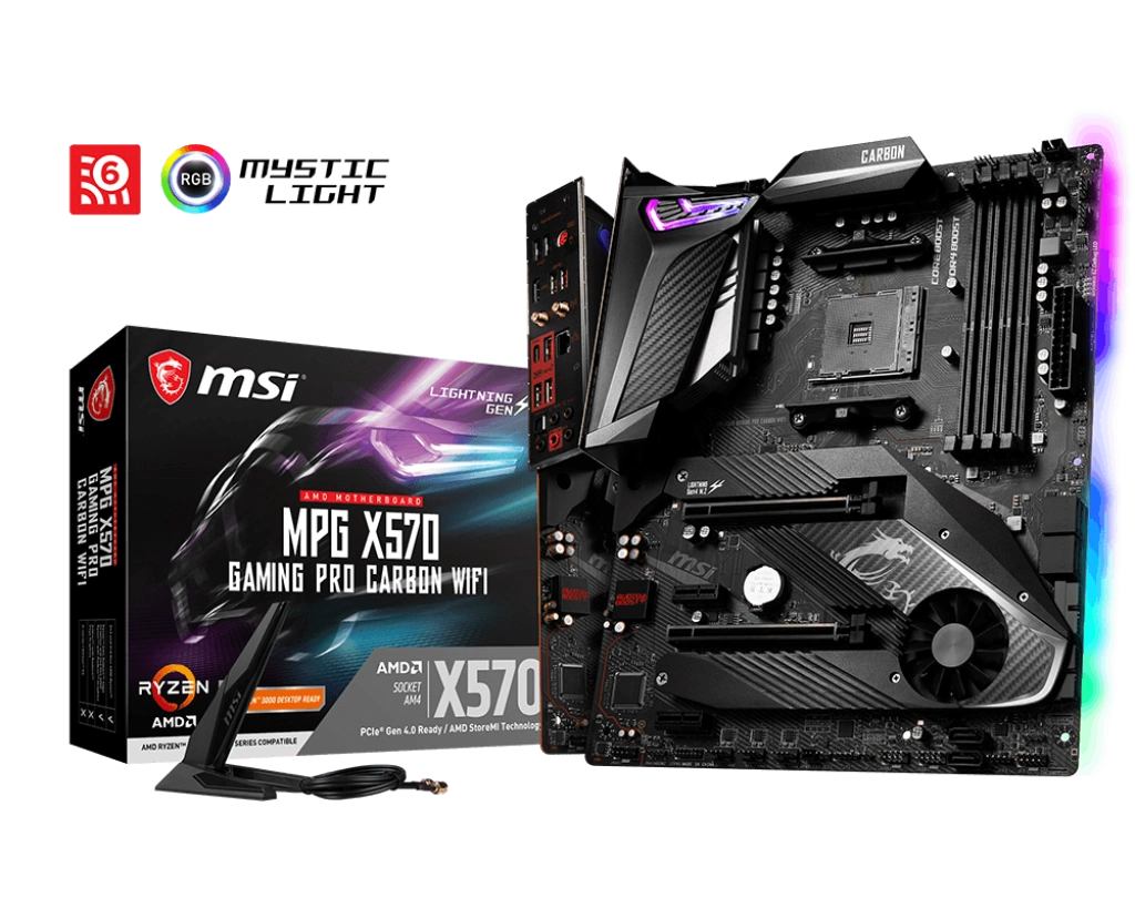 MSI MPG X570 GAMING PRO CARBON WIFI AMD AM4 Motherboard