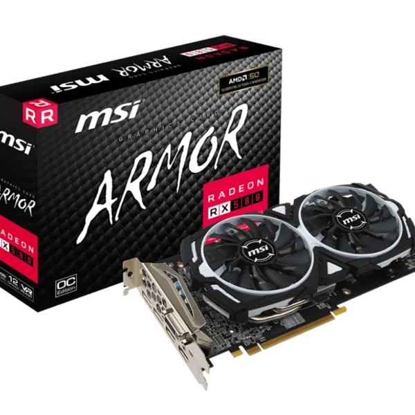 MSI AMD Radeon RX 580 ARMOR 4G OC GDDR5 Graphics Card