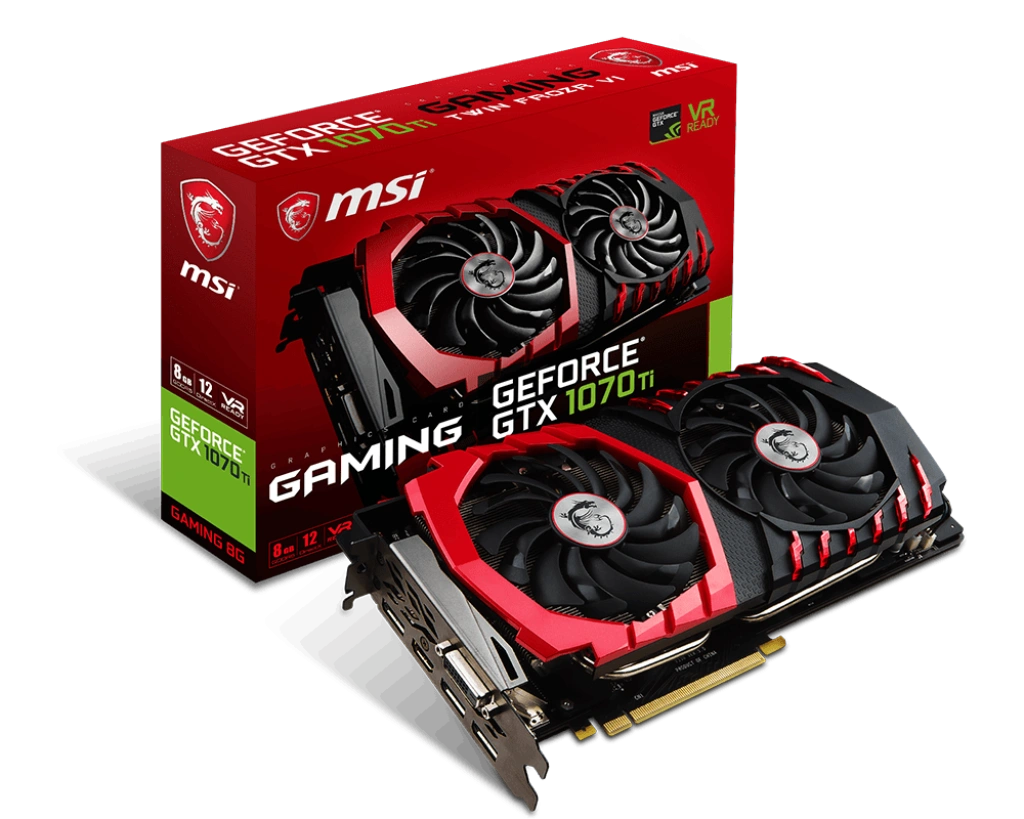 MSI GeForce GTX 1070TI Gaming 8GB GDDR5 NVIDIA Graphics Card