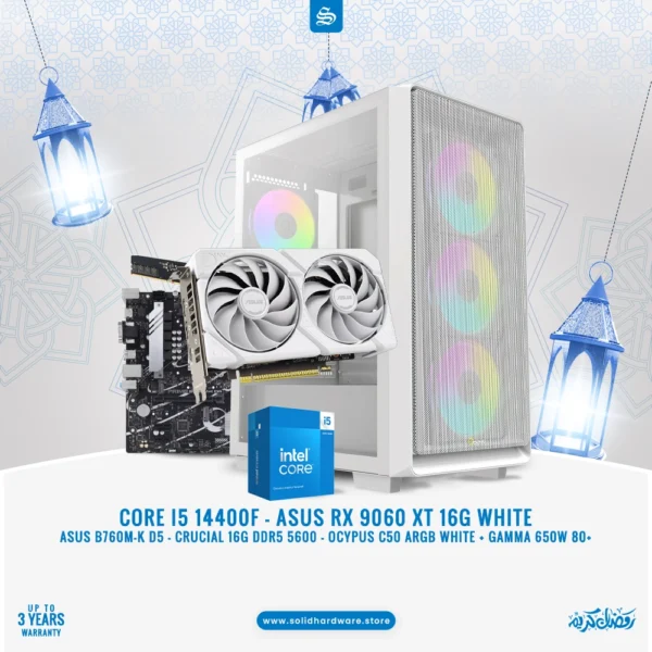 Ramadan Offers | Core i5 14400F + RX 9060 XT 16G