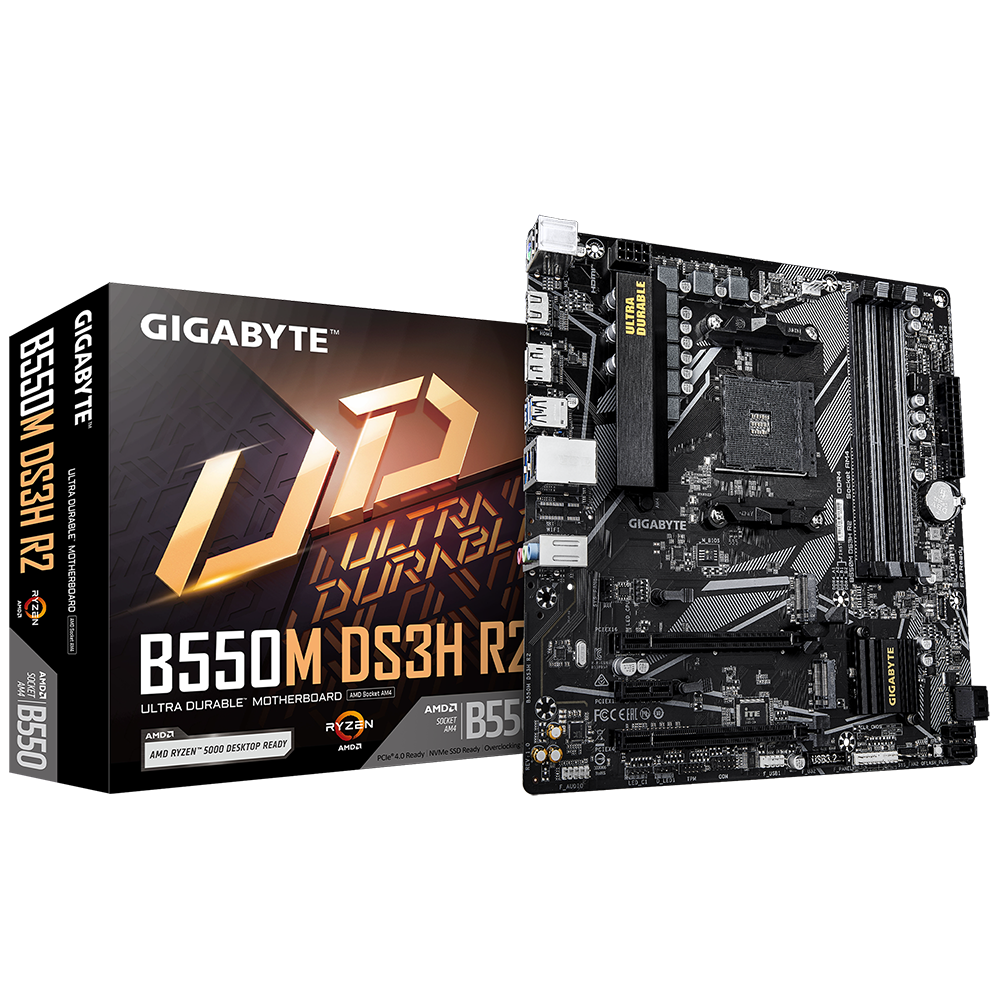GIGABYTE B550M DS3H R2 AM4 AMD MOTHERBOARD