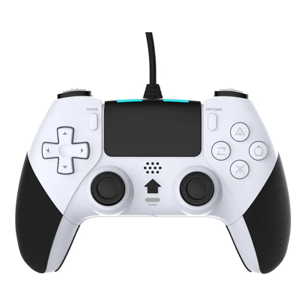 COUGAREGY T29 Vibration Wired Controller Dualshock for PC/PS4/PS5 - White